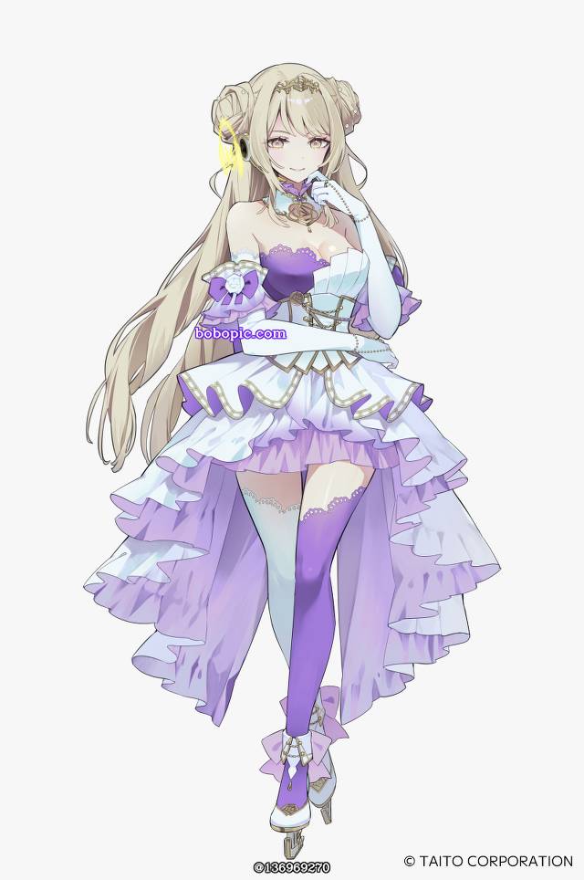 Groove Coaster, 商业绘图, 金发, character design, 罗马卷