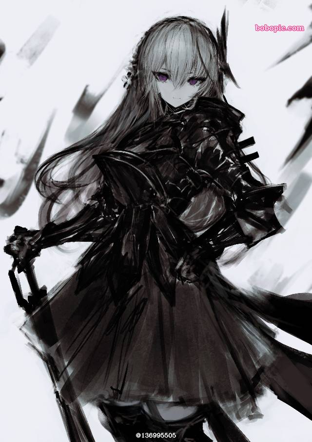 原创, original works, 黑色使女性看起来更美, 骑士, 铠