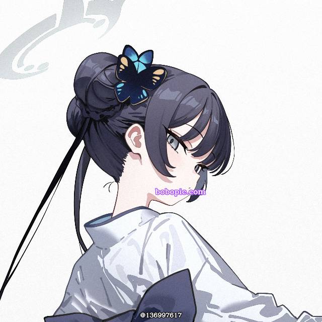 碧蓝档案, 龙华妃咲, 妃咲（蔚蓝档案）, 妃咲, 萝莉, 平胸, 和服, 臀部