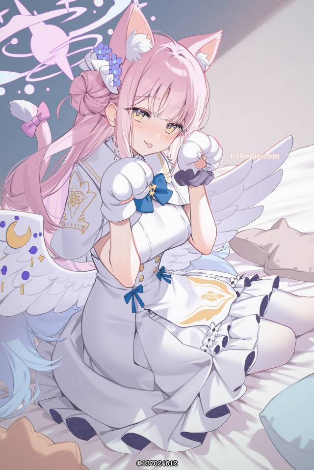 AI 画作, 女孩子, 碧蓝档案, Mika Misono