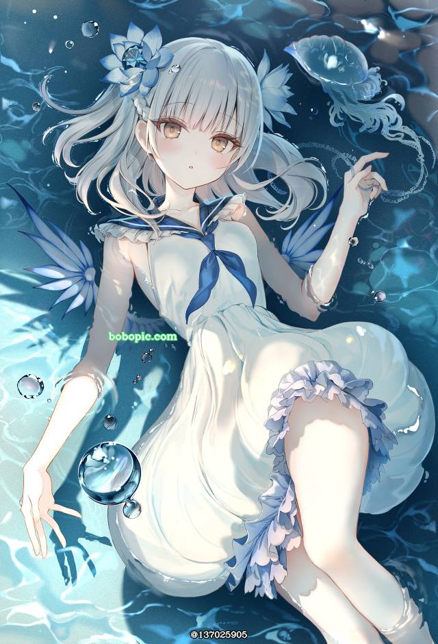 原创, 女孩子, 水手连衣裙