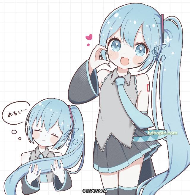 初音未来, 侧马尾