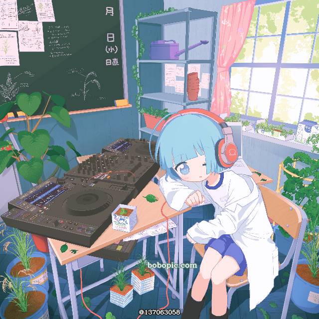 原创, 原创, 插画, white coat, classroom