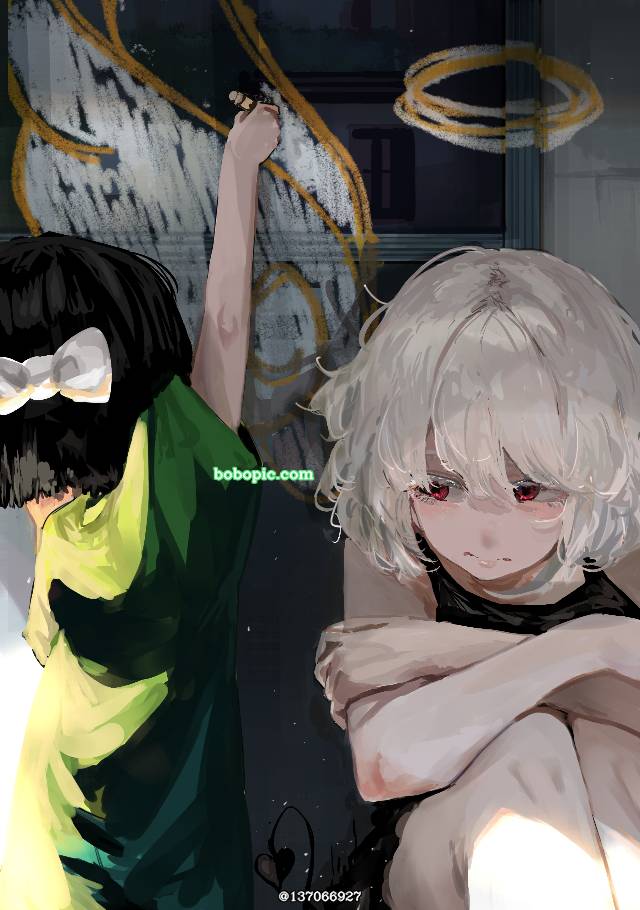 原创, 女孩子, angel, 恶魔