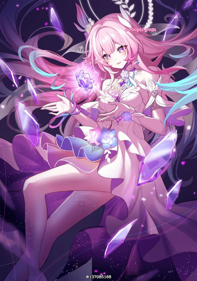 女孩子, Honkai: Star Rail, 崩坏：星穹铁道, Honkai: Star Rail, 昔涟, 崩坏：星穹铁道100收藏, 粉色头发