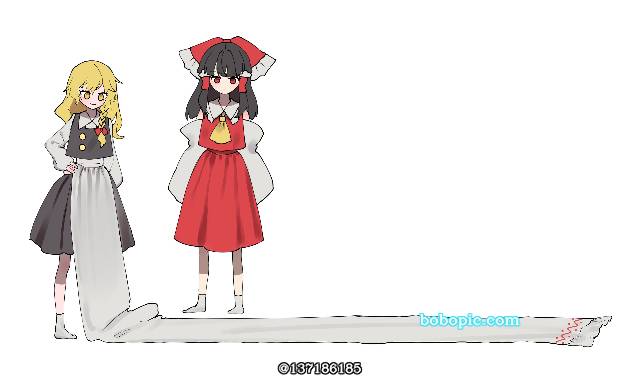 东方Project, 雾雨魔理沙, 博丽灵梦, 主角组（灵魔）, Touhou Project 100+ bookmarks