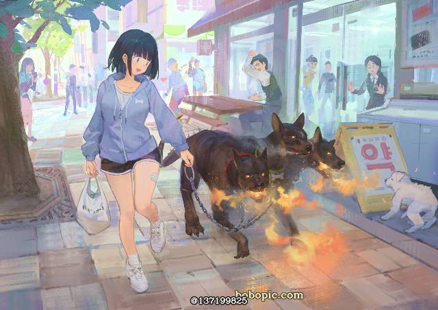 原创, Cerberus, pet, 原创100收藏, Original 500+ bookmarks