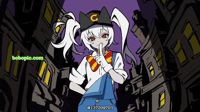 女孩子, 双马尾, blue skin, red eyes, red eyes, 1000users加入书籤, MV 角色