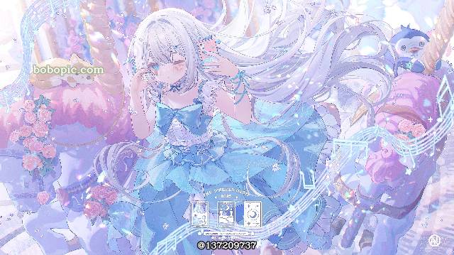 女孩子, requested illustration, 银发, merry-go-round, 自拍, cat, 企鹅