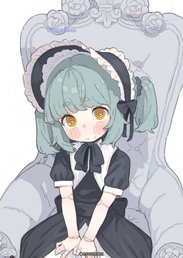 萝莉, 女孩子, little girl, 原创角色, 洛丽塔, 裙子, 女仆, doll girl