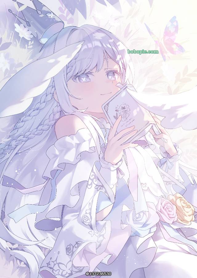 原创, 原创, 女孩子, 白发