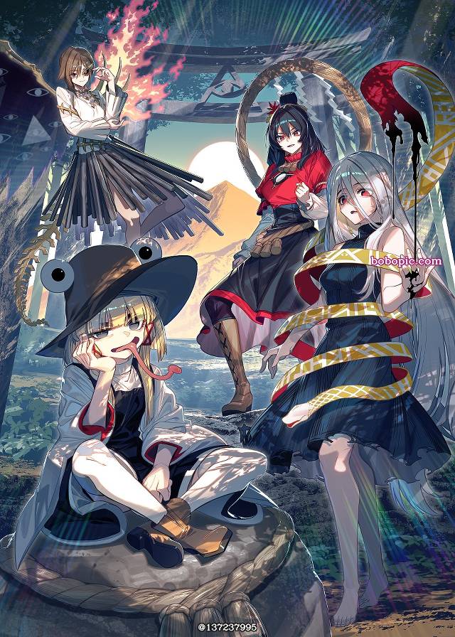 东方, 洩矢诹访子, kanako yasaka, 维缦·浅间, 赤脚