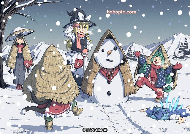 东方, 雾雨魔理沙, 琪露诺, Chen, 高丽野阿吽, Narumi Yatadera, 东方Project