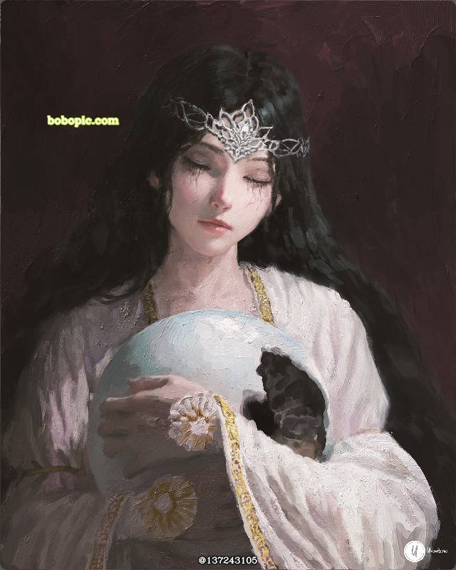 厚涂, 女孩子, 黑暗之魂3, black hair