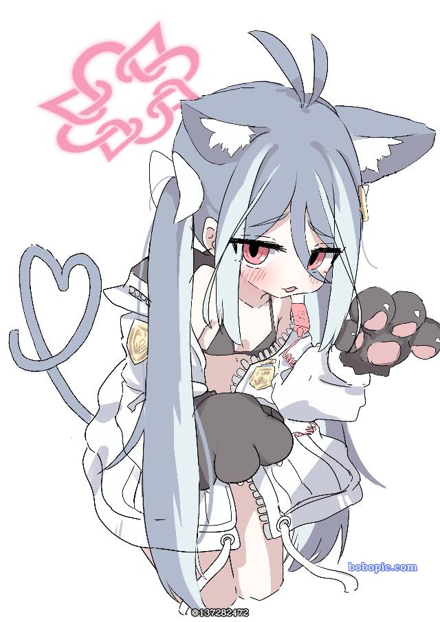 碧蓝档案, 合欢垣吹雪, 女孩子, 兽耳