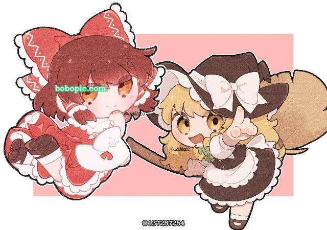 东方Project, 东方, 博丽灵梦, 雾雨魔理沙, 主角组（灵魔）