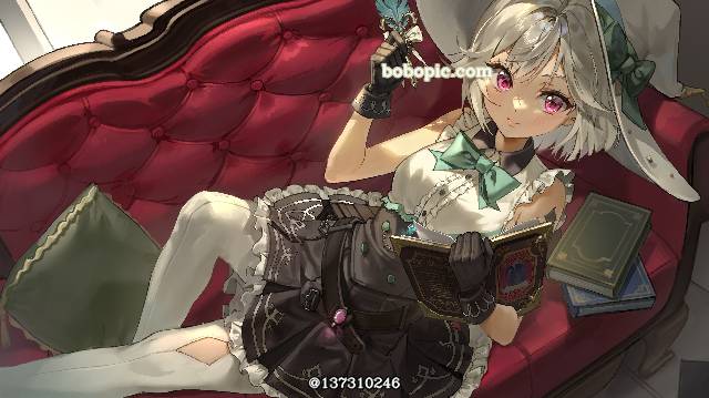 插画, young girl, 女孩子, 原创, frills