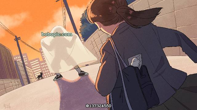 原创, 原创, 插画, 女孩子, 万圣节