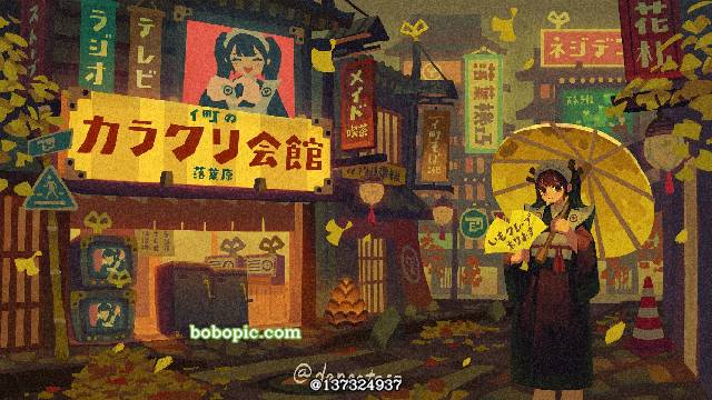 原创, 原创, background, 和风, Japanese style fantasy