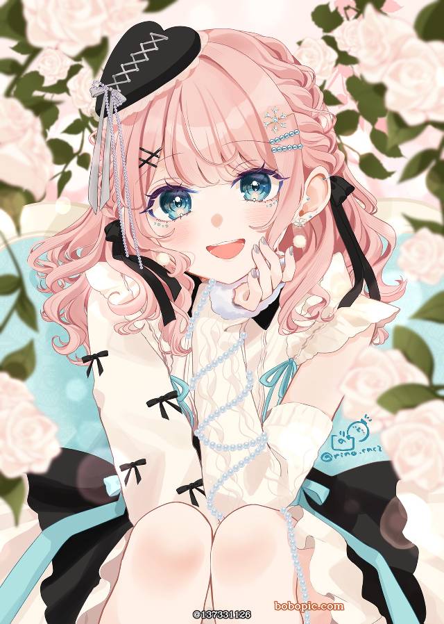 原创, 女孩子, 粉色头发