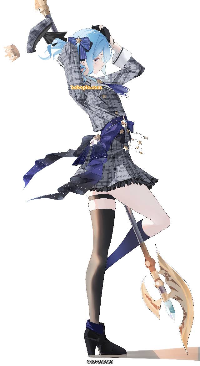 Hololive, Hoshimachi Suisei fanart, Suisei Hoshimachi, 虚拟YouTuber 500收藏