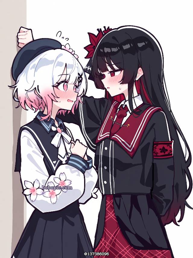 yuri, 魔法少女的魔女审判, 女孩子, Sakuraba Ema