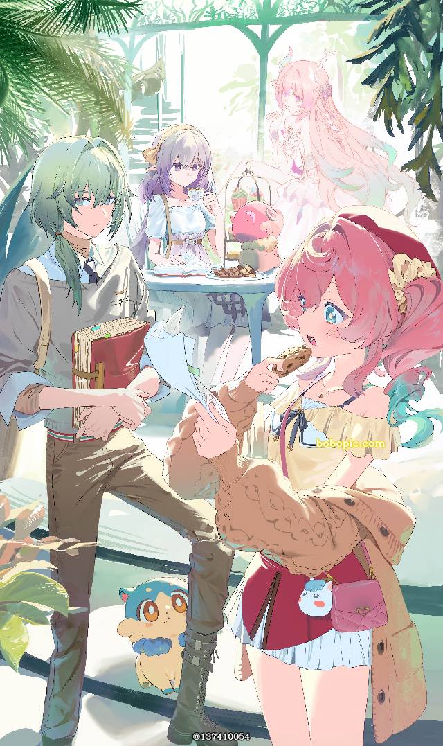 那刻夏, 遐蝶, 风堇, 女孩子, 崩坏：星穹铁道, 昔涟, 崩坏：星穹铁道500收藏