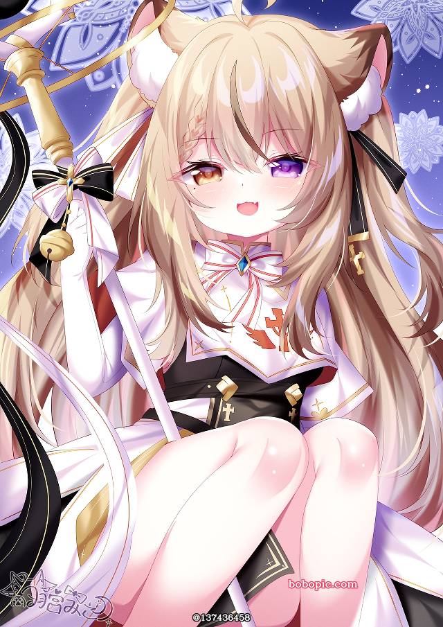 插画, 女孩子, 萝莉, 大腿, 兽耳, someone else's OC, 商业绘图