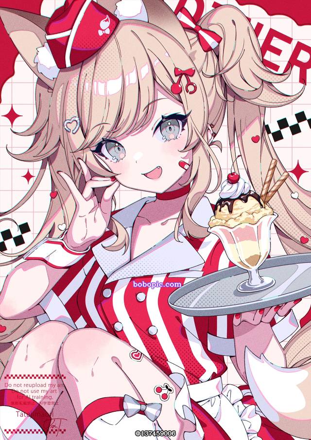 原创, 女孩子, 兽耳, 狐, fox ears