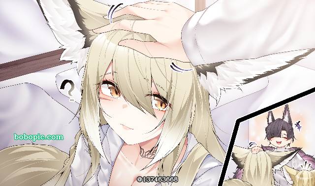 忍冬（明日方舟）, 明日方舟, Arknights, fox ears, 铃兰（明日方舟）