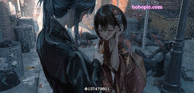 女孩子, scenery, background, original works, young girl, illustration, yuri, blood