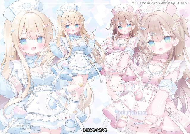 商业绘图, 虚拟主播, 绘梦爱丽丝, 护士, Virtual Youtuber 100+ bookmarks