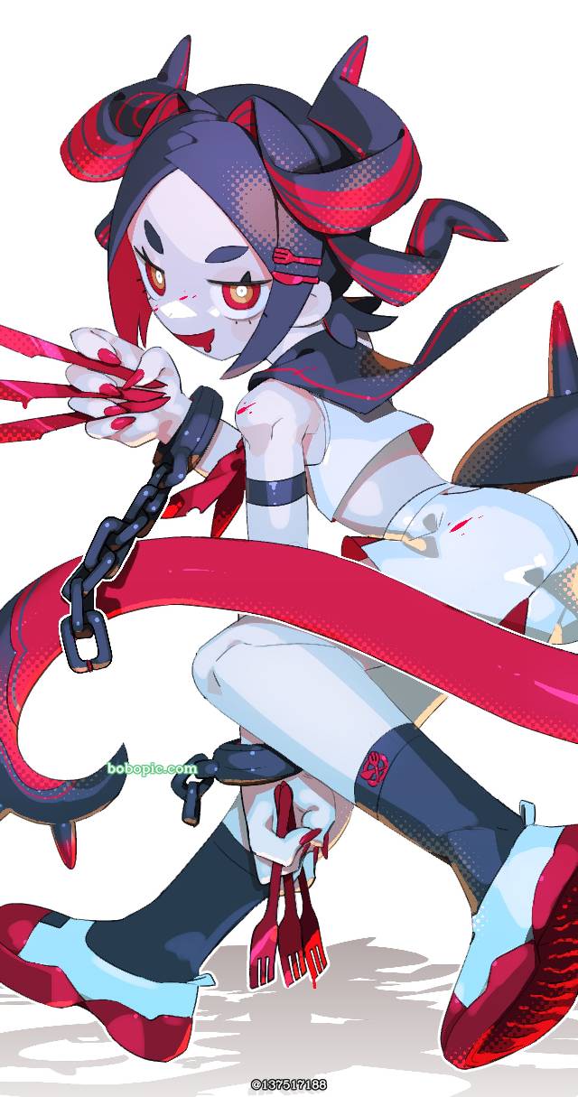 原创, horn, knife, fork, 尾巴