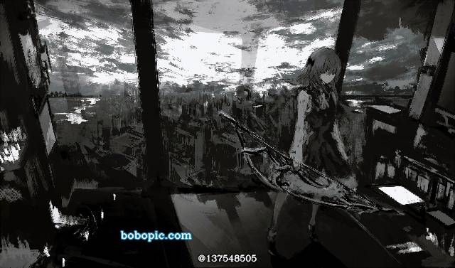 黑色使女性看起来更美, young girl, curtain, reflection