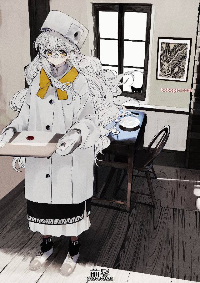 白发, 插画, 原创, 原创