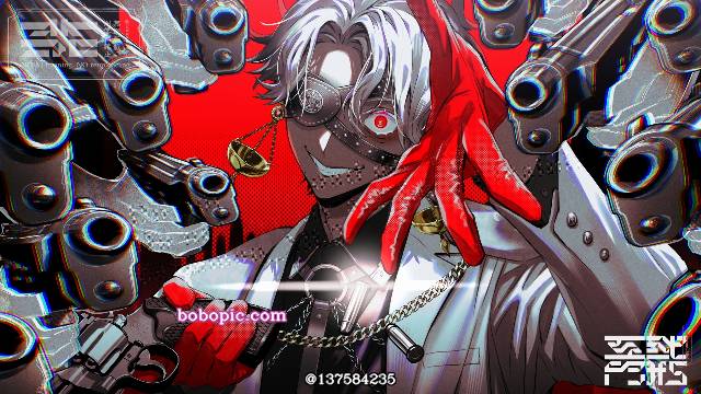 原创, 原创, young man, 枪, 小麦色, 眼罩