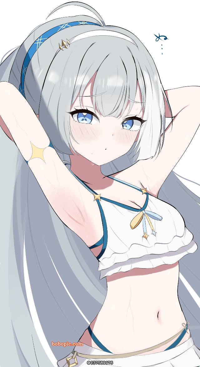 Stella Sora, armpits, 女孩子, 泳装, 肚脐