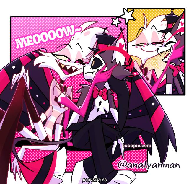 Husk/Angel Dust, Husk (Hazbin Hotel), Hazbin Hotel 100+ bookmarks