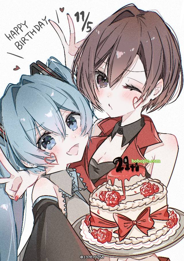 插画, 初音未来, girl, vocaloid, 女孩子, Vocaloid