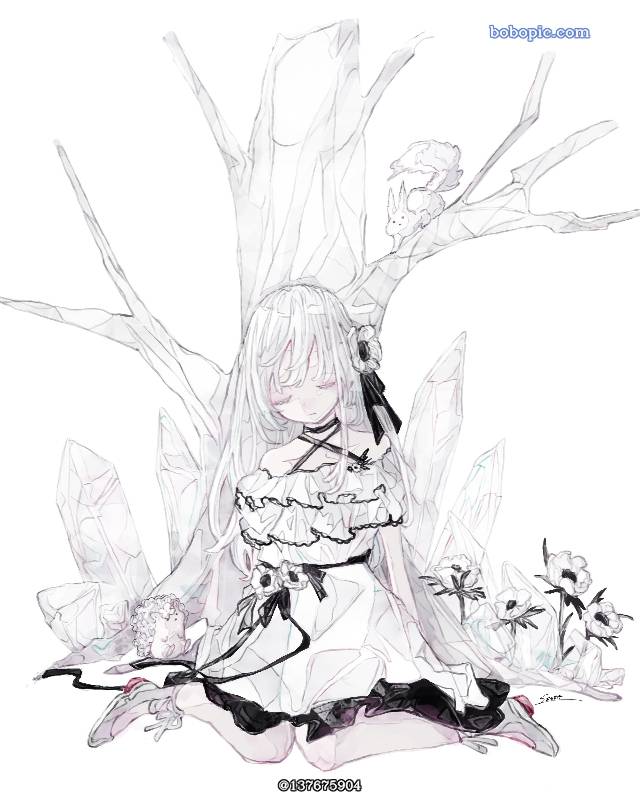 原创, 原创, 女孩子, white