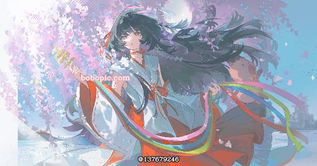 illustration, painting, 女孩子, young girl, Wuthering Waves, Wuthering Waves, Chisa, miko