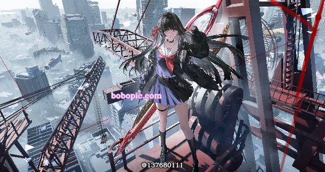 beautiful girl, scenery, 风景, illustration, background, 女孩子, Wuthering Waves