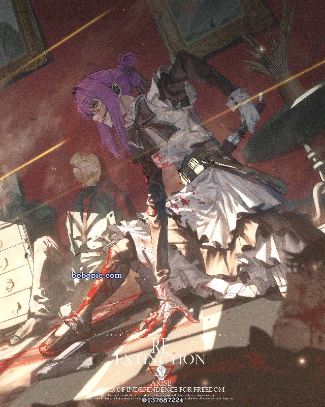 女仆, background, 风景, 女孩子, 动作