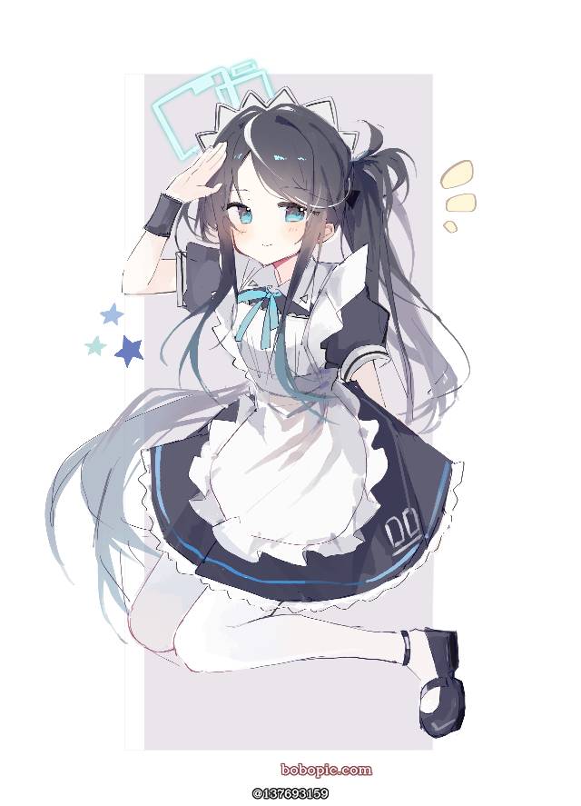 碧蓝档案, Alice Tendou (maid), 女仆装, 女仆, Alice Tendou, 女孩子, young girl