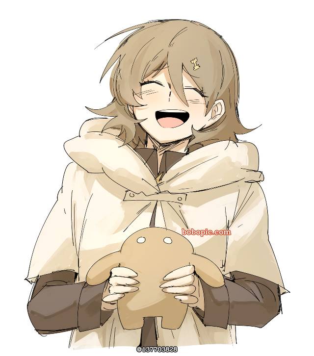 character, smile, 女英雄/女主角