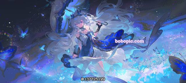 illustration, painting, 女孩子, young girl, 白发, Aether Gazer, 深空之眼