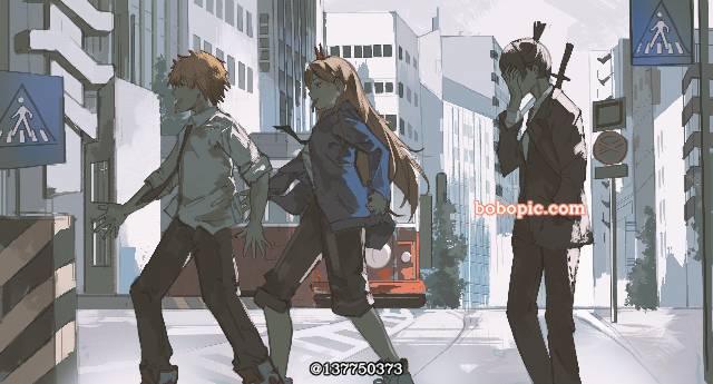 Chainsaw Man, denji, 帕瓦（电锯人）, Aki