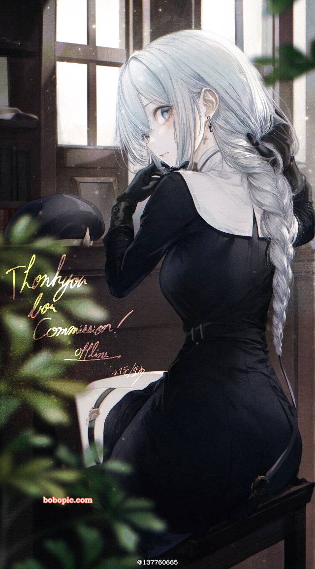 麻花辫, 白发, 魅惑的大腿