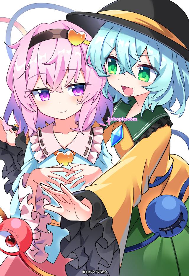 东方Project, 古明地恋, 古明地觉, 东方, Komeiji sisters, 古明地姐妹（觉×恋）