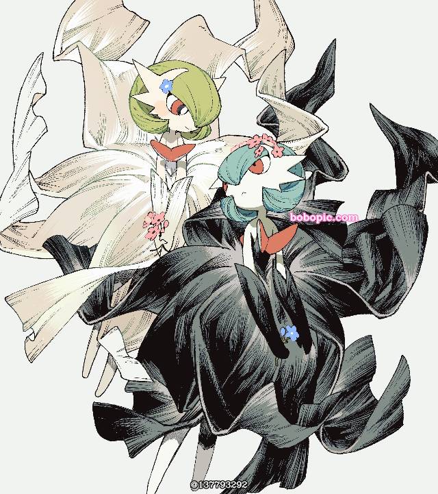 精灵宝可梦, Mega Gardevoir, meowth, 奇鲁莉安, Ralts, Whismur, 六尾